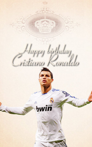 Feliz Cumpleaños Cristiano Ronaldo