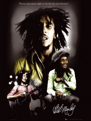 Poster Bob Marley Destiny Quote