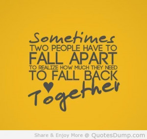 Fall Back Quotes