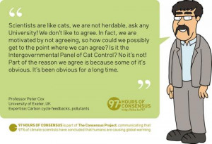 ... climate scientists: submit your quote for 97 Hours of Consensus 2015