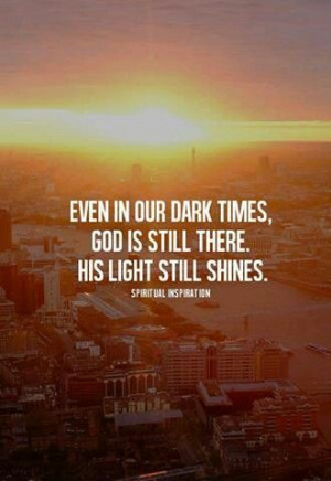 His light still shines