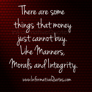 Which things that money can't buy