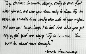 quote by Ernest Hemingwayhttp://www.goodreads.com/quotes/410713-the ...