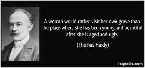 woman would rather visit her own grave than the place where she has ...