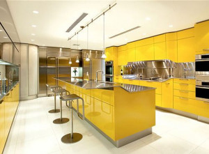 Yellow kitchens!