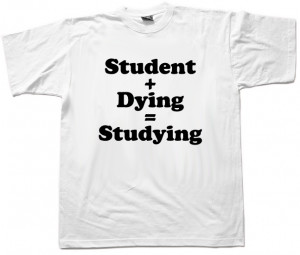 funny t-shirt quotes study