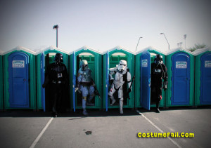 Star Wars Costumes using Porta-Potties