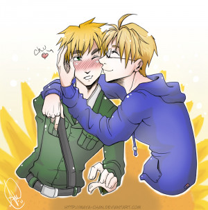 Axis Powers Hetalia South Italy North Italy Car Italian Text