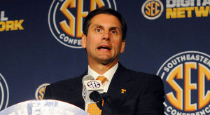 Derek Dooley had some tough times at Tennessee. (USATSI)