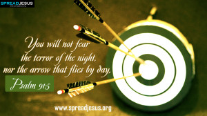 BIBLE QUOTES HD-WALLPAPERS FREE DOWNLOAD You will not fear the terror ...