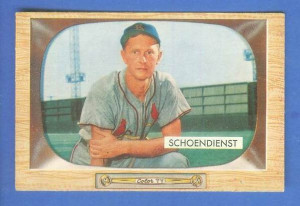 1955 Bowman #.29 Red Schoendienst [#a] (Cardinals) Baseball cards ...