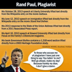 Rand Paul - stupid or a thief?