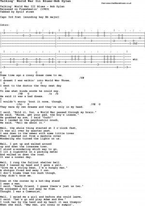 ... bolingbrookmasjid.com/_vti_bin/27/bob-dylan-lyrics-world-war-iii-blues