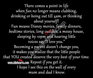 Becoming A Parent Doesn’t Change You, It Makes You Realize