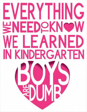 Everything we need to know we learned in kindergarten