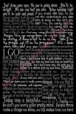 Taylor Swift Song Lyric Quotes