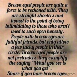 brown-eyed girl.