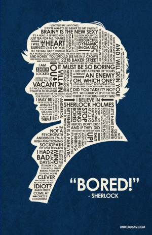 Sherlock Silhouette | Sherlock Quotes