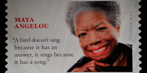 ... Stamp To Honor Late Poet Maya Angelou Features Someone Else’s Quote