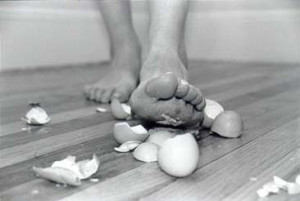 walking-on-eggshells