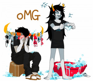 homestuck vriska serket vriska tavros tavros nitram