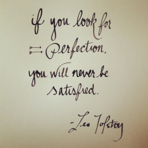 imperfect - leo tolstoy