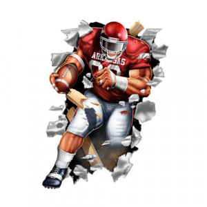 NCAA - Arkansas Razorbacks Football Player Wallcrasher