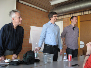 Stephen LaBerge Daniel Erlacher en Tim Post geven een workshop lucide