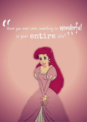 Little Mermaid- movie quote