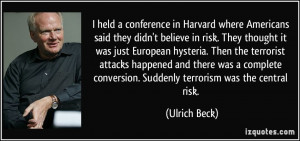 More Ulrich Beck Quotes