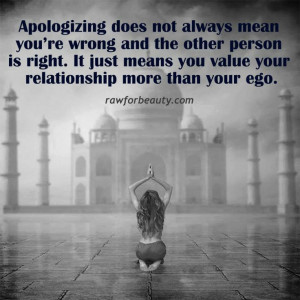 apologize #relationship #love #quotes