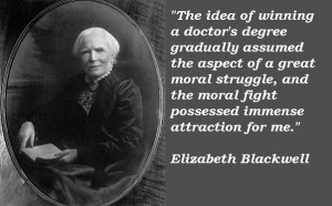 1849 --- Elizabeth Blackwell is granted a medical degree from Geneva ...