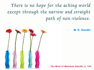 Mahatma Gandhi Quotes on Non-violence