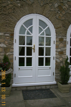 Arched French Doors