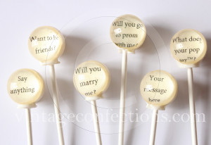 ... lollipop engagement message mystery proposal surprise type lollipops