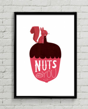 Nuts About You – Art Print