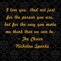the choice nicholas sparks quote