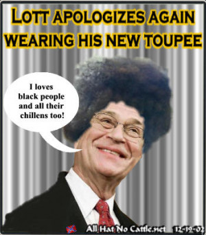 Senator Trent Lott left