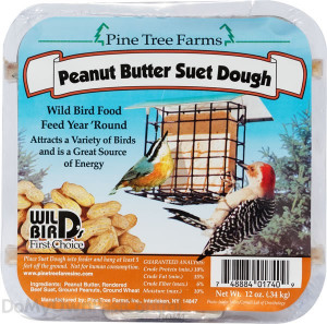Pine Tree Farms Peanut Butter Suet Dough Bird Food 12 oz. (1740)