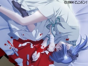 Emo Anime Suicide By Cutting Her Nerves