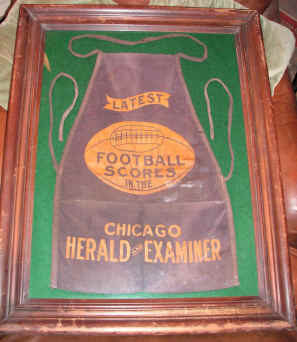 Vintage Football, Paperboy Aprons, C1900 Paperboy, Football Memorbilia