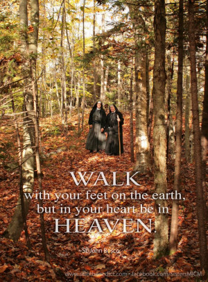 earth; but in your heart, be in heaven.