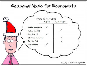 Christmas Music for Economists - Don't Go Tell It to the Fed