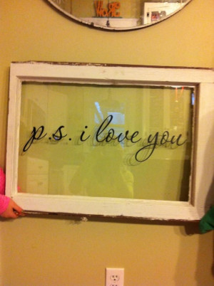 Glass frame quote