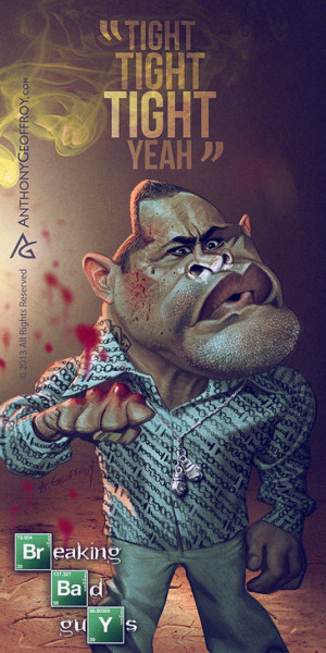 Breaking Bad caricatures capture the bad guys