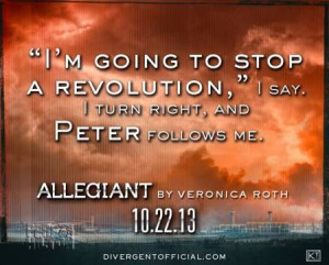 Teaser quote from Allegiant