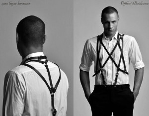 Up your wedding outfit's sexiness with leather harnesses