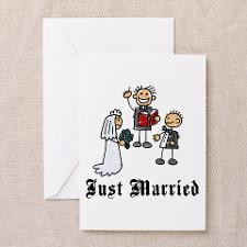 Just Married Announcement Cards (6) for