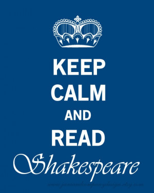 ... Read Shakespeare. Eh ik word niet zo kalm van Shakespeare.. wie wel