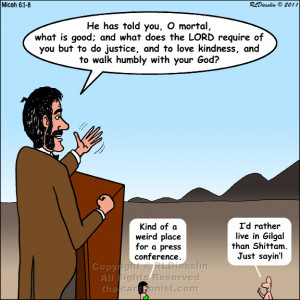 Cartoon Old Testament Prophet